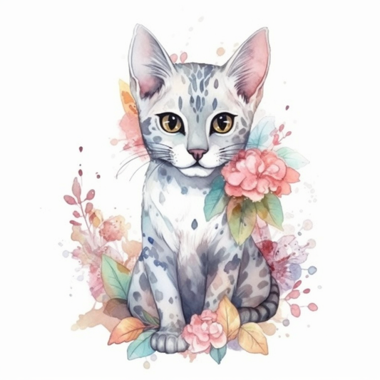 Egyptian Mau Cat Vinyl Decal Sticker for Car, Laptop, Tumbler and more # 007752