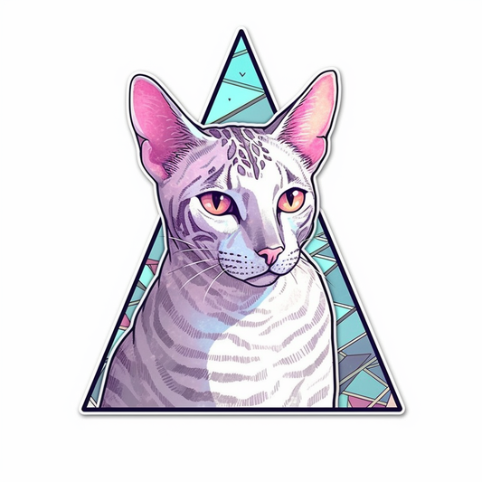 Egyptian Mau Cat Vinyl Decal Sticker for Car, Laptop, Tumbler and more # 007731
