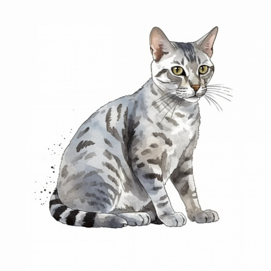 Egyptian Mau Cat Vinyl Decal Sticker for Car, Laptop, Tumbler and more # 007757