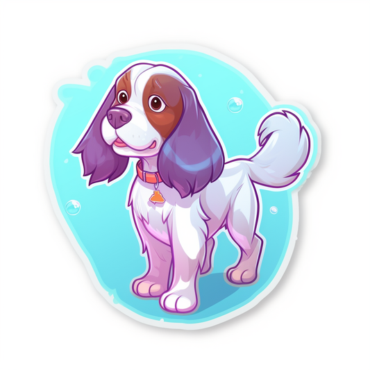 English Springer Spaniel Dog Vinyl Decal Sticker for Car, Laptop, Tumbler and more # 007464