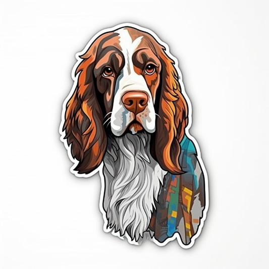 English Springer Spaniel Dog Vinyl Decal Sticker for Car, Laptop, Tumbler and more # 007471