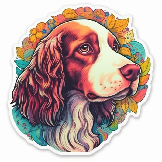 English Springer Spaniel Dog Vinyl Decal Sticker for Car, Laptop, Tumbler and more # 007484