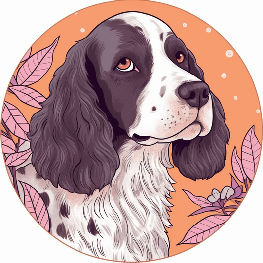 English Springer Spaniel Dog Vinyl Decal Sticker for Car, Laptop, Tumbler and more # 007480
