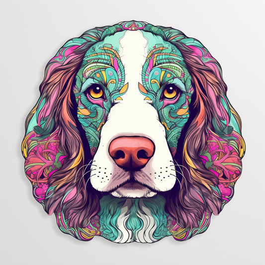 English Springer Spaniel Dog Vinyl Decal Sticker for Car, Laptop, Tumbler and more # 007491