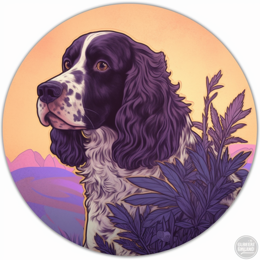 English Springer Spaniel Dog Vinyl Decal Sticker for Car, Laptop, Tumbler and more # 007490