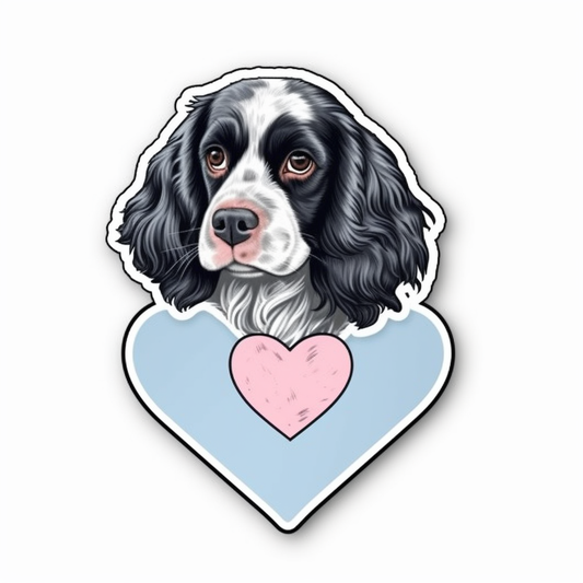English Springer Spaniel Dog Vinyl Decal Sticker for Car, Laptop, Tumbler and more # 007496