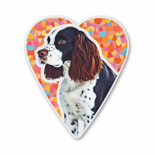 English Springer Spaniel Dog Vinyl Decal Sticker for Car, Laptop, Tumbler and more # 007503