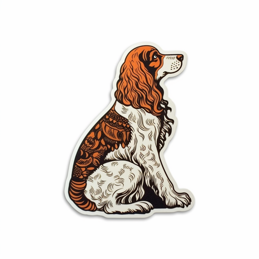 English Springer Spaniel Dog Vinyl Decal Sticker for Car, Laptop, Tumbler and more # 007463