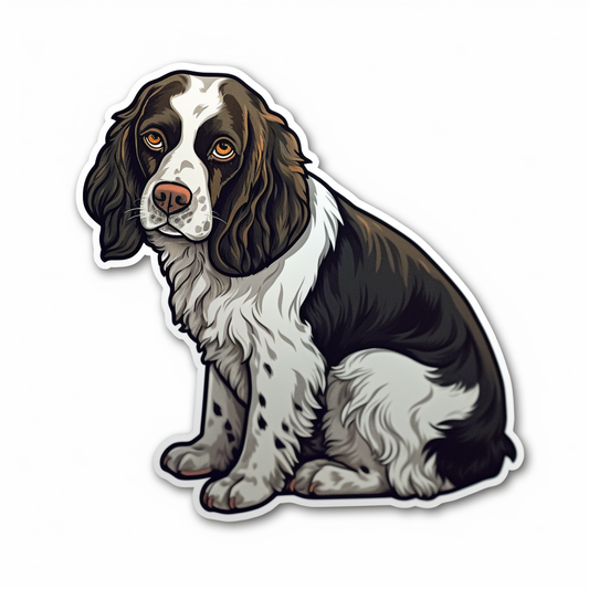 English Springer Spaniel Dog Vinyl Decal Sticker for Car, Laptop, Tumbler and more # 007474