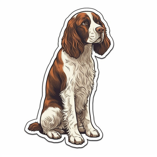 English Springer Spaniel Dog Vinyl Decal Sticker for Car, Laptop, Tumbler and more # 007477
