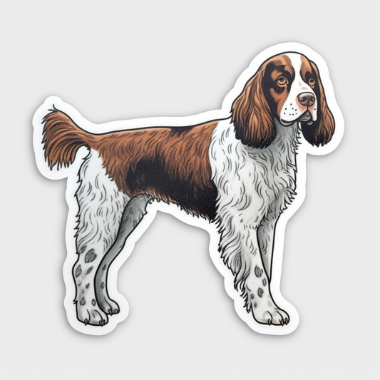 English Springer Spaniel Dog Vinyl Decal Sticker for Car, Laptop, Tumbler and more # 007459