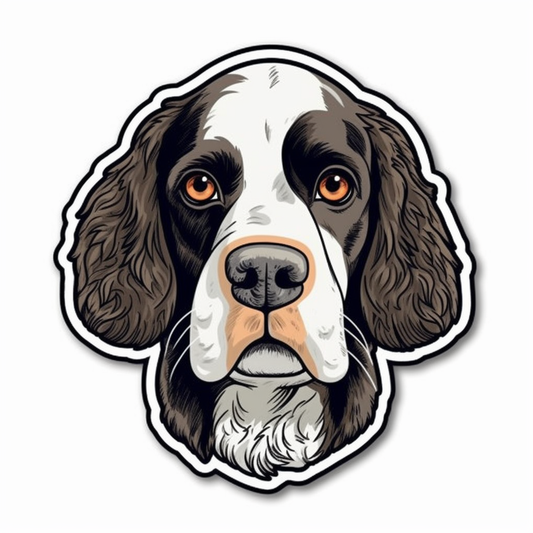 English Springer Spaniel Dog Vinyl Decal Sticker for Car, Laptop, Tumbler and more # 007470