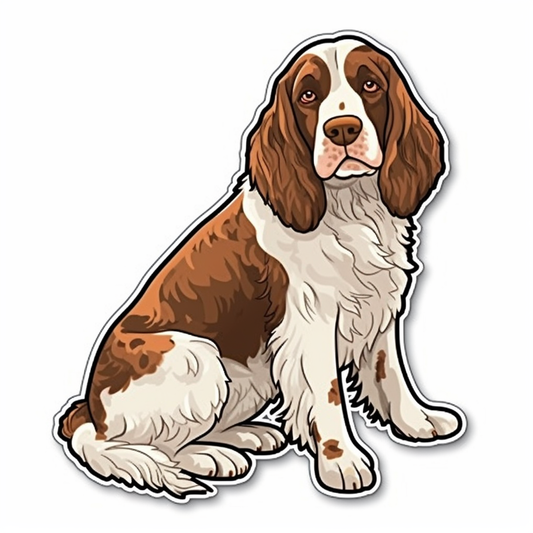 English Springer Spaniel Dog Vinyl Decal Sticker for Car, Laptop, Tumbler and more # 007472