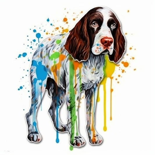 English Springer Spaniel Dog Vinyl Decal Sticker for Car, Laptop, Tumbler and more # 007501