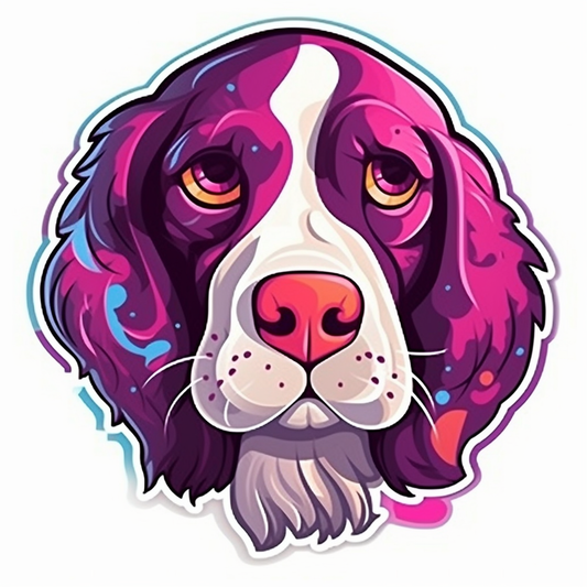 English Springer Spaniel Dog Vinyl Decal Sticker for Car, Laptop, Tumbler and more # 007504