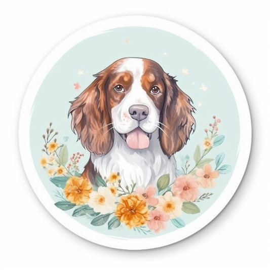English Springer Spaniel Dog Vinyl Decal Sticker for Car, Laptop, Tumbler and more # 007516
