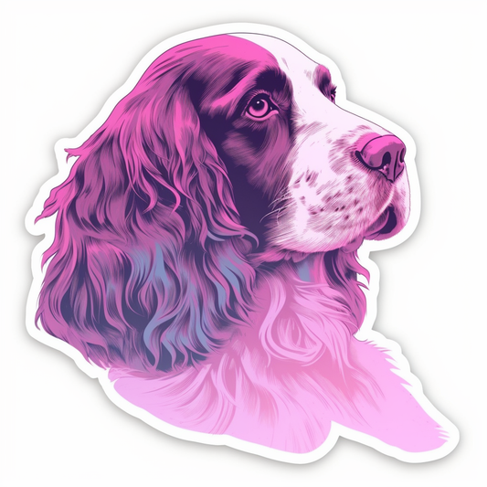 English Springer Spaniel Dog Vinyl Decal Sticker for Car, Laptop, Tumbler and more # 007535