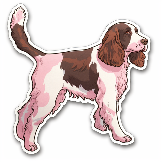 English Springer Spaniel Dog Vinyl Decal Sticker for Car, Laptop, Tumbler and more # 007534