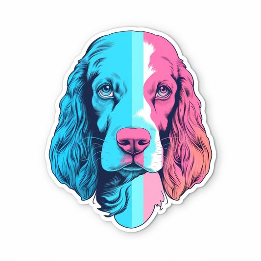 English Springer Spaniel Dog Vinyl Decal Sticker for Car, Laptop, Tumbler and more # 007532