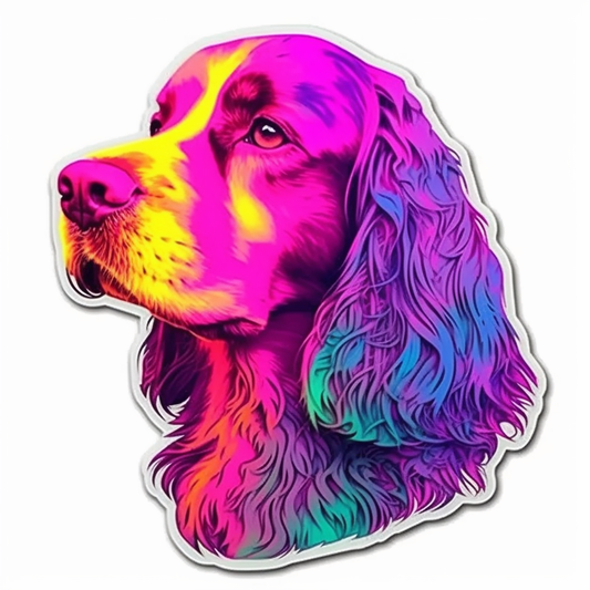 English Springer Spaniel Dog Vinyl Decal Sticker for Car, Laptop, Tumbler and more # 007527