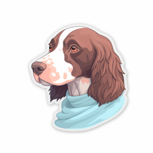 English Springer Spaniel Dog Vinyl Decal Sticker for Car, Laptop, Tumbler and more # 007537