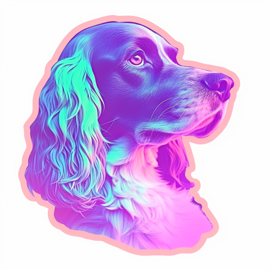 English Springer Spaniel Dog Vinyl Decal Sticker for Car, Laptop, Tumbler and more # 007536