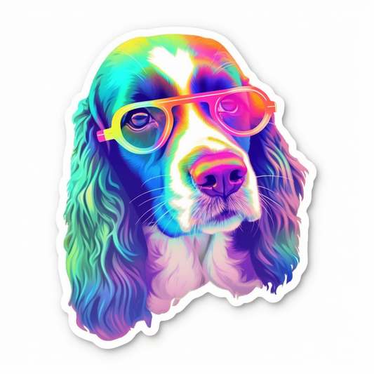 English Springer Spaniel Dog Vinyl Decal Sticker for Car, Laptop, Tumbler and more # 007520