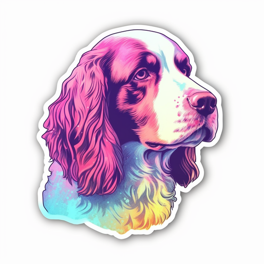 English Springer Spaniel Dog Vinyl Decal Sticker for Car, Laptop, Tumbler and more # 007514