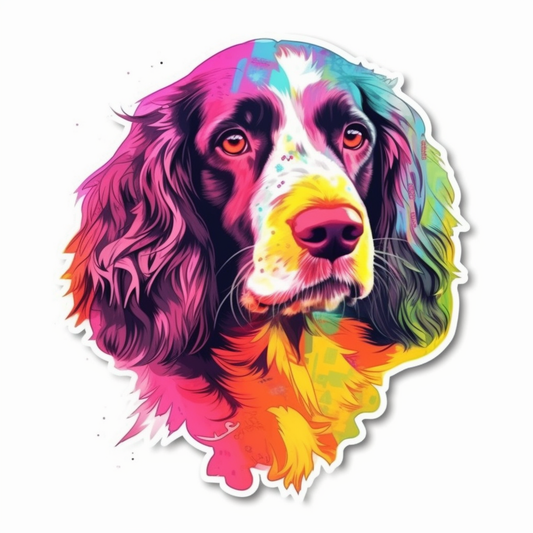 English Springer Spaniel Dog Vinyl Decal Sticker for Car, Laptop, Tumbler and more # 007521