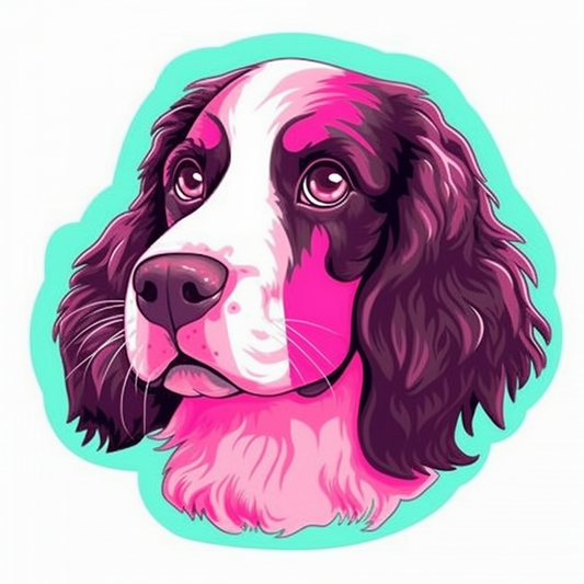 English Springer Spaniel Dog Vinyl Decal Sticker for Car, Laptop, Tumbler and more # 007523