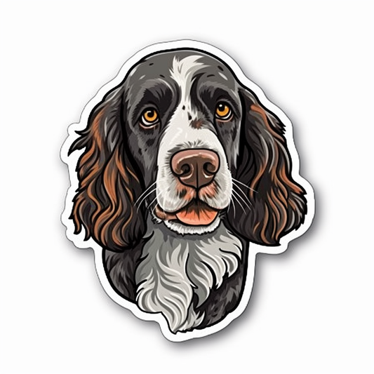 English Springer Spaniel Dog Vinyl Decal Sticker for Car, Laptop, Tumbler and more # 007528