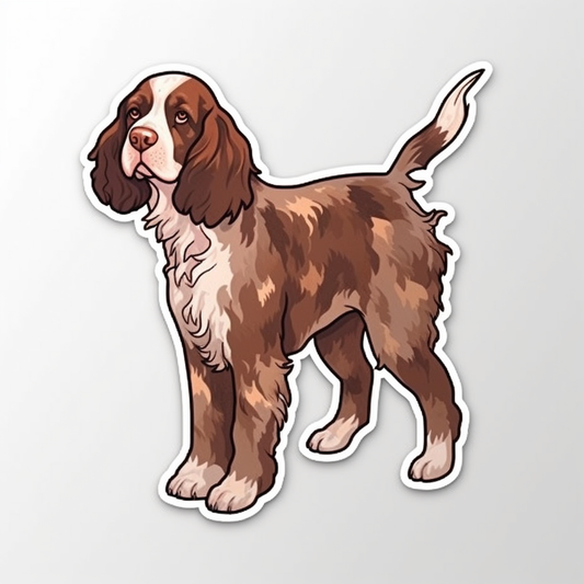 English Springer Spaniel Dog Vinyl Decal Sticker for Car, Laptop, Tumbler and more # 007529