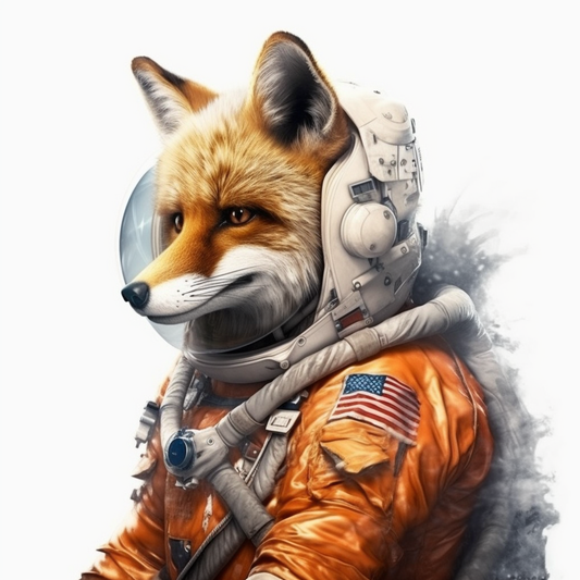 Fox Vinyl Decal Sticker for Car, Laptop, Tumbler and more # 00451