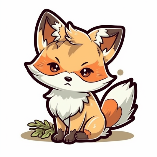 Fox Vinyl Decal Sticker for Car, Laptop, Tumbler and more # 00460