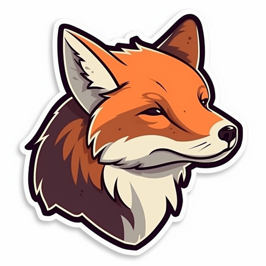Fox Vinyl Decal Sticker for Car, Laptop, Tumbler and more # 00455