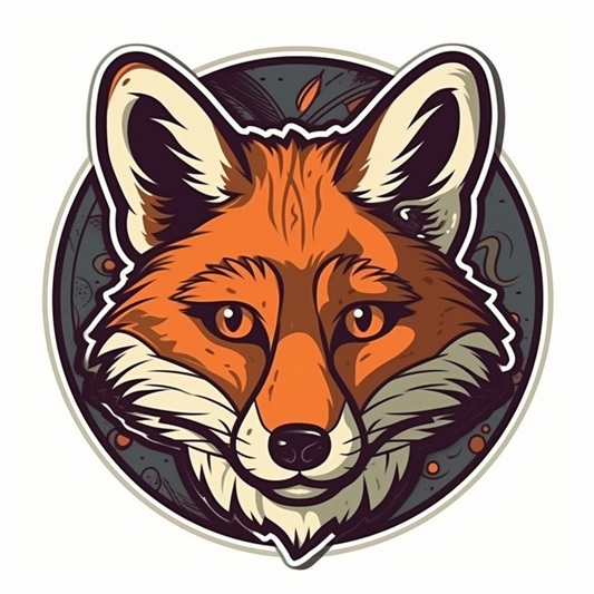 Fox Vinyl Decal Sticker for Car, Laptop, Tumbler and more # 00465