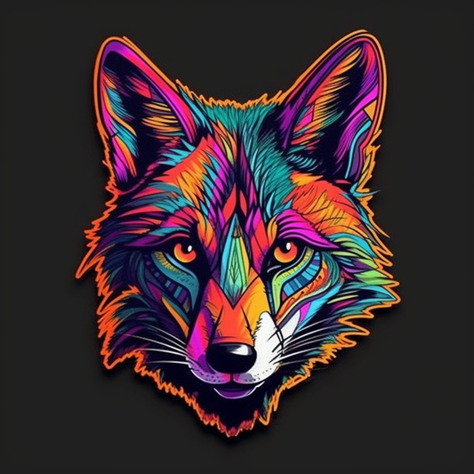 Fox Vinyl Decal Sticker for Car, Laptop, Tumbler and more # 00473