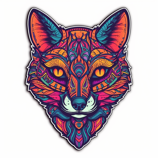 Fox Vinyl Decal Sticker for Car, Laptop, Tumbler and more # 00471