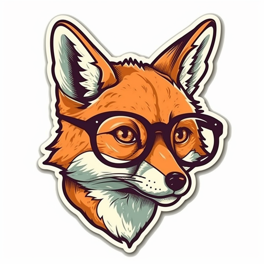 Fox Vinyl Decal Sticker for Car, Laptop, Tumbler and more # 00468
