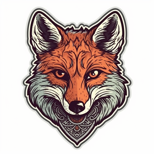 Fox Vinyl Decal Sticker for Car, Laptop, Tumbler and more # 00472