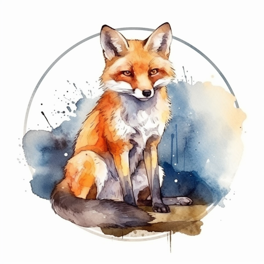 Fox Vinyl Decal Sticker for Car, Laptop, Tumbler and more # 00467