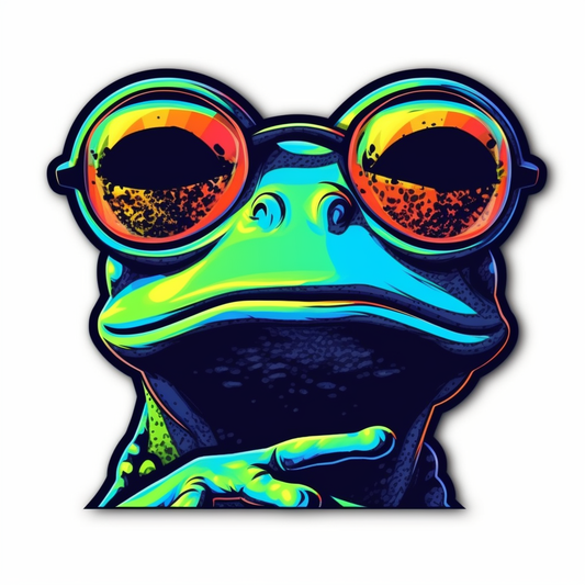 Frog Vinyl Decal Sticker for Car, Laptop, Tumbler and more # 006492