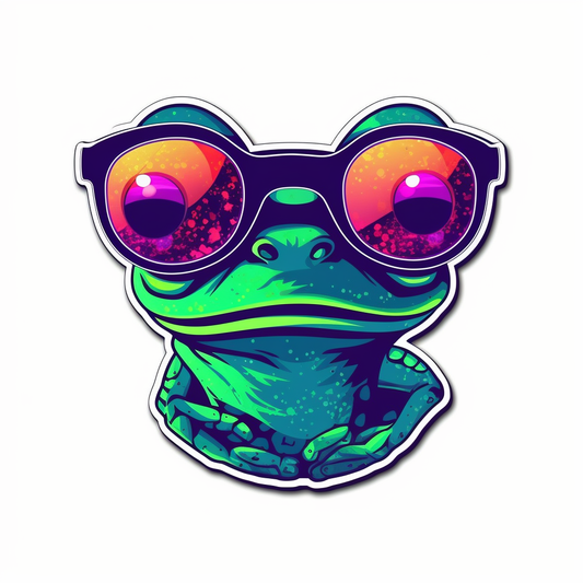 Frog Vinyl Decal Sticker for Car, Laptop, Tumbler and more # 006501