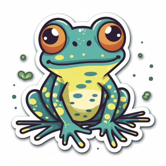 Frog Vinyl Decal Sticker for Car, Laptop, Tumbler and more # 006481