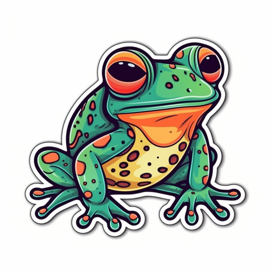 Frog Vinyl Decal Sticker for Car, Laptop, Tumbler and more # 006493