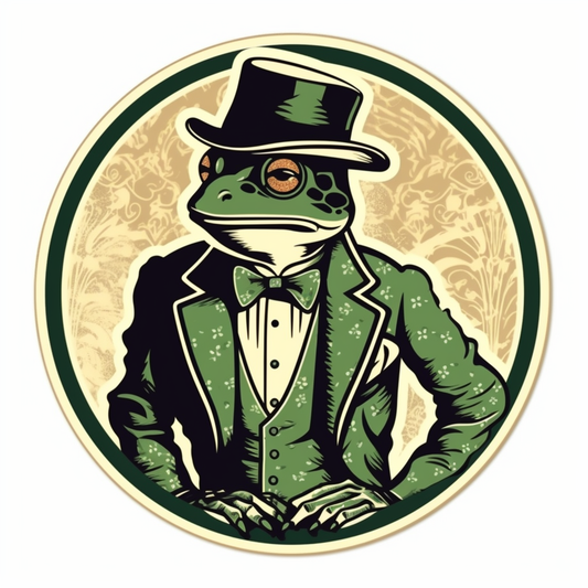 Frog Vinyl Decal Sticker for Car, Laptop, Tumbler and more # 006507