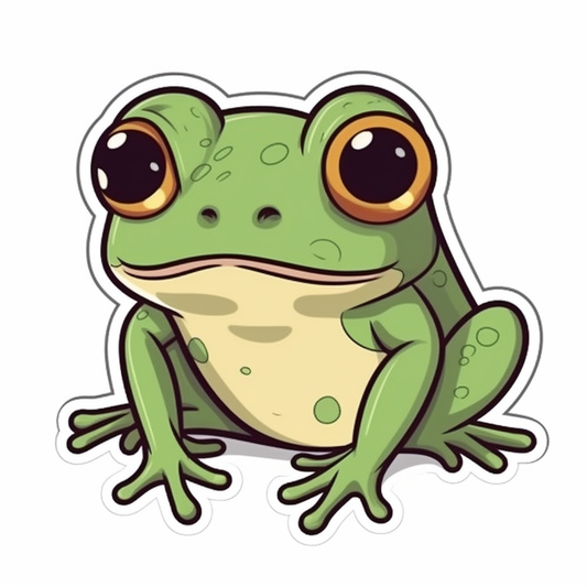 Frog Vinyl Decal Sticker for Car, Laptop, Tumbler and more # 006498