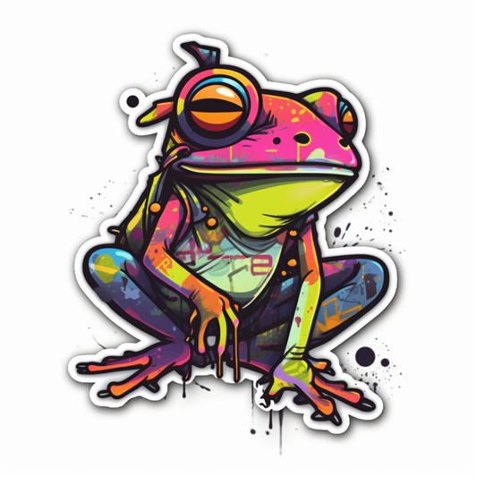 Frog Vinyl Decal Sticker for Car, Laptop, Tumbler and more # 006472
