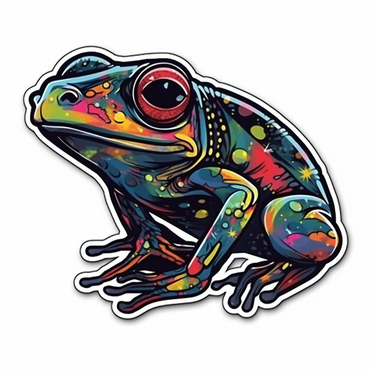 Frog Vinyl Decal Sticker for Car, Laptop, Tumbler and more # 006470