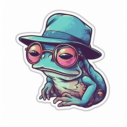 Frog Vinyl Decal Sticker for Car, Laptop, Tumbler and more # 006463